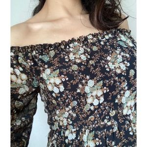 Peasant sleeve, babydoll dress